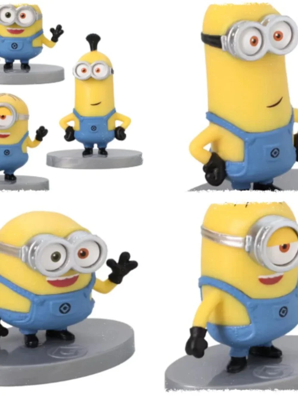 Minions Mini Figures Set of 3 NEW Sealed Despicable Me Toy Figures Cake Toppers